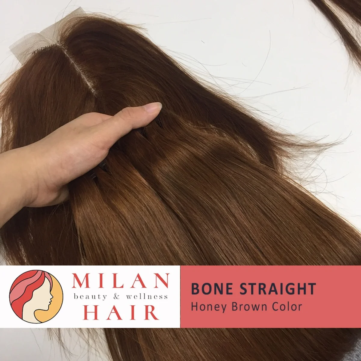 SUPER DOUBLE DRAWN HONEY BROWN BONE-STRAIGHT